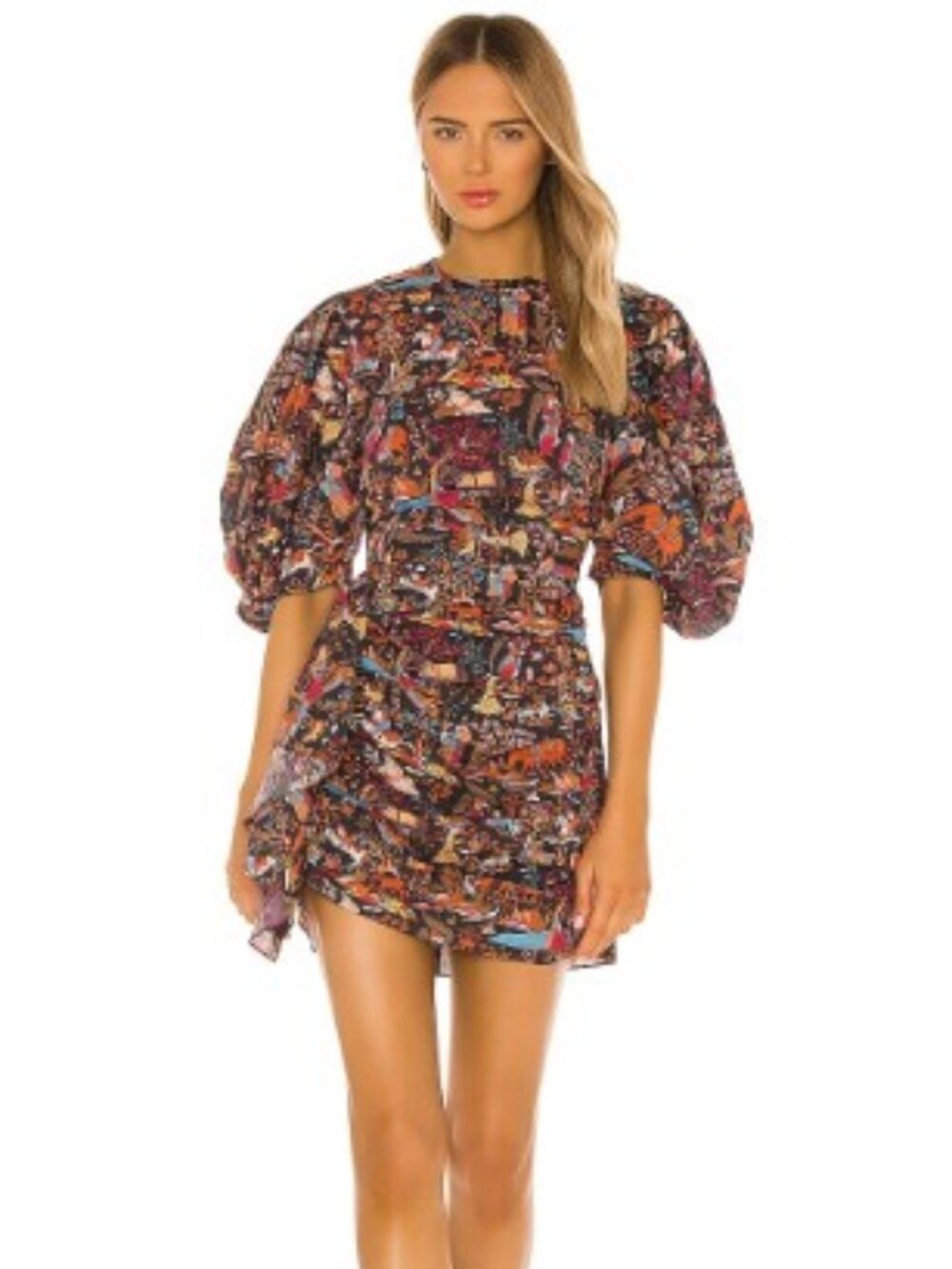 Rhode | Pia Dress in Midnight Garden | Size S